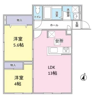ie【1階】の間取り
