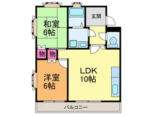 平野第1マンション【5階】の間取り