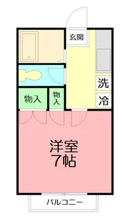 羽黒コーポ【2階】の間取り