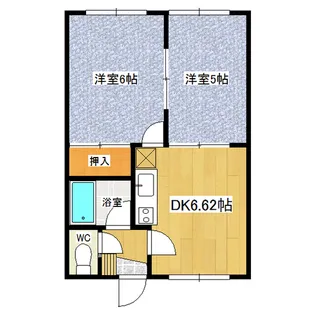 コーポラスエリート【1階】の間取り
