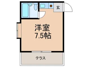 ユニオンハイツ坂口【1階】の間取り