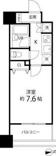 スペーシア秋葉原【8階】の間取り