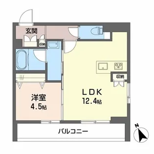 ヒールコート本町 (新築)【3階】の間取り
