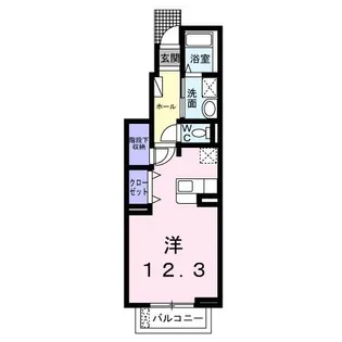 フレーシュメゾン西原【1階】の間取り
