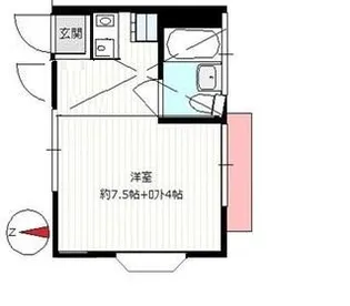 センチュリーナンバー1ひばりヶ丘【2階】の間取り