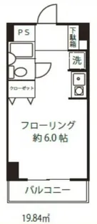 ドミール西船橋【7階】の間取り