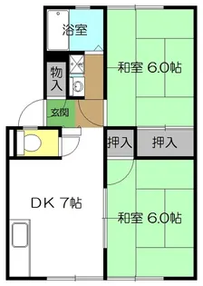 ラナ神田【1階】の間取り