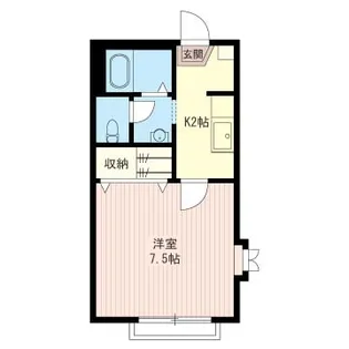 プラムB【2階】の間取り