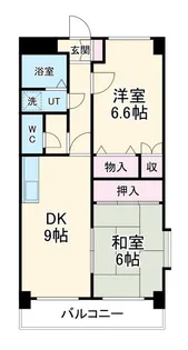 サンキャッスル【1階】の間取り