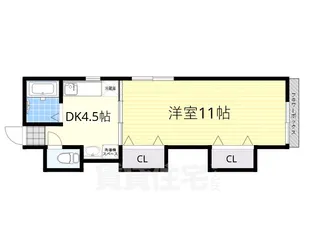 リバーサイドハウスA棟【1階】の間取り