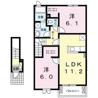 キャッスルライフIII【2階】の間取り