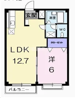 エルディム島田【2階】の間取り