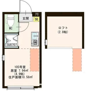 プランドール西荻【1階】の間取り