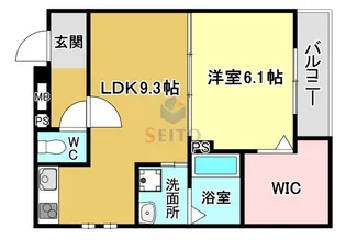 フジパレス庄内西町II番館【3階】の間取り