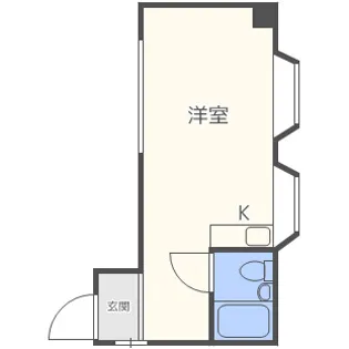 ラパンジール京町堀【3階】の間取り