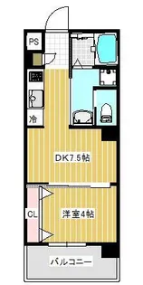 POTHOS呉三条【11階】の間取り