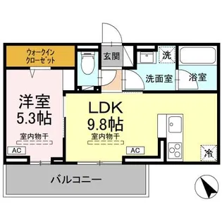 D-Luminare A【3階】の間取り