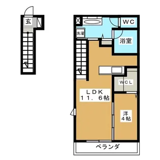 Casa Foresta C【2階】の間取り