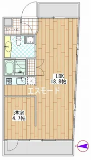ザ・パームス三田【3階】の間取り