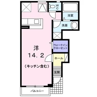グランツII【1階】の間取り