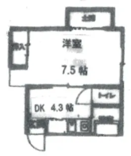 コーポマサII【1階】の間取り