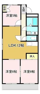 グリーンハイツ多治見【4階】の間取り