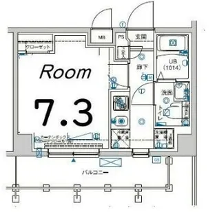 グランフォース立石【6階】の間取り