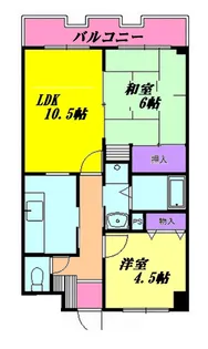 サンライズあざみ野【2階】の間取り