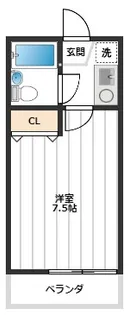 ロワール・ウィスタリア【1階】の間取り