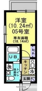 パグーロ生麦【3階】の間取り