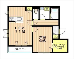 ラフェリオ 上中里【3階】の間取り