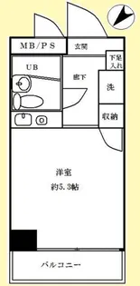 YTアクセス横浜【7階】の間取り