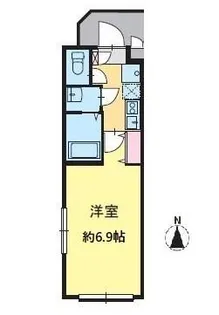 スマートVILLA中延壱番館【1階】の間取り
