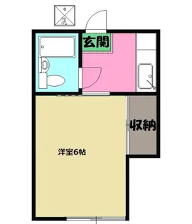 コーポ青木【1階】の間取り