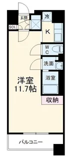 アクアタウンイーストI【4階】の間取り