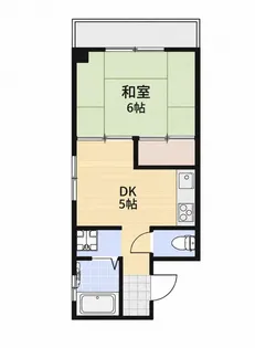 抜井マンション【3階】の間取り