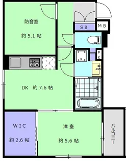 Musica Base 235【2階】の間取り