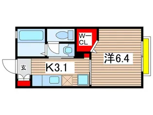 アルファ・クレス【2階】の間取り