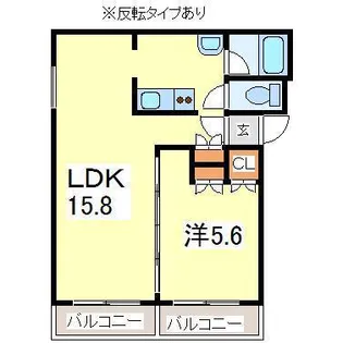Feel【1階】の間取り