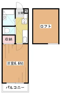 メゾンフルヤII【2階】の間取り