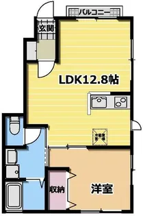 ラピス新宿B棟【1階】の間取り
