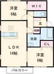 ロイヤルステージB【2階】の間取り