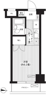ピエールシークル【4階】の間取り