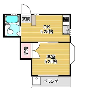 メゾンアルファII【1階】の間取り