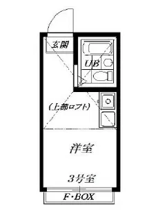 キトゥンハイム【1階】の間取り