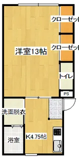 メゾンのぎわ【2階】の間取り