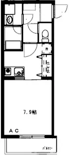 フロール大岡山【1階】の間取り