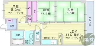 ポラリスビル【3階】の間取り