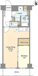 東京都新宿区中落合2【マンション】の間取り