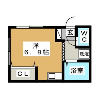 ポルト学芸大【1階】の間取り